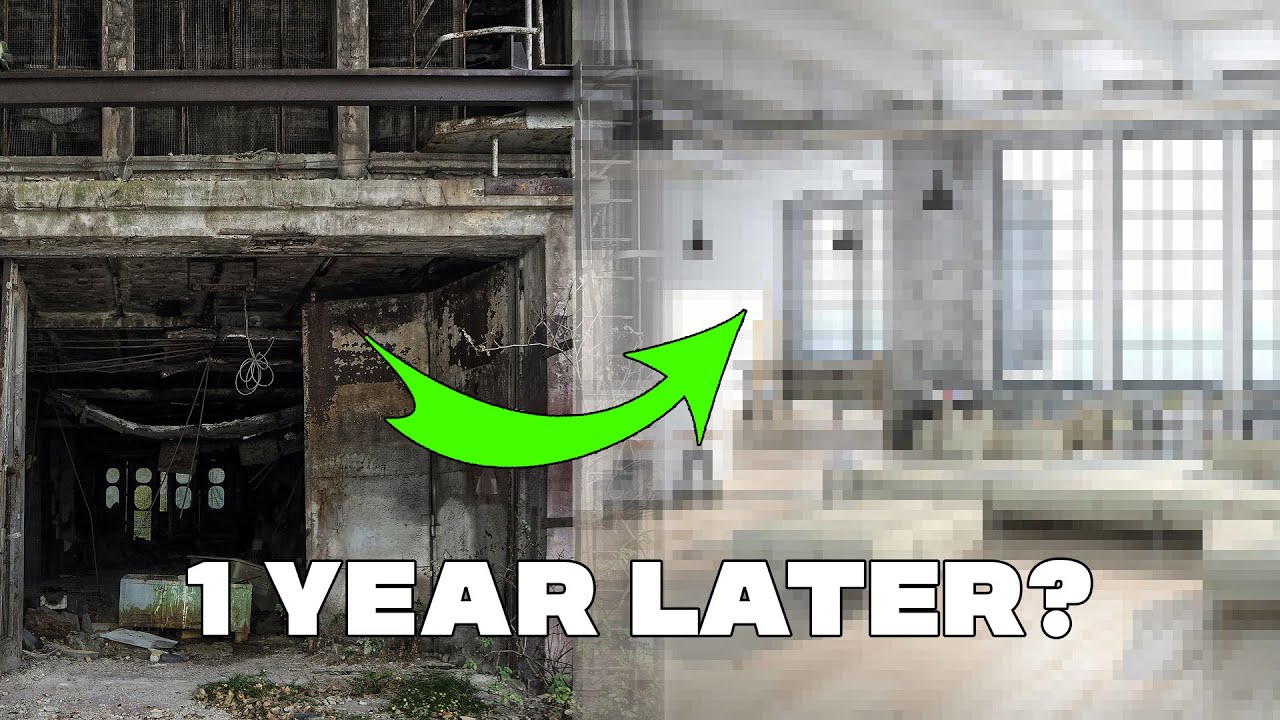 WIR haben eine ALTE INDUSTRIE-RUINE Ausbauen lassen - 1 JAHR sp&auml;ter