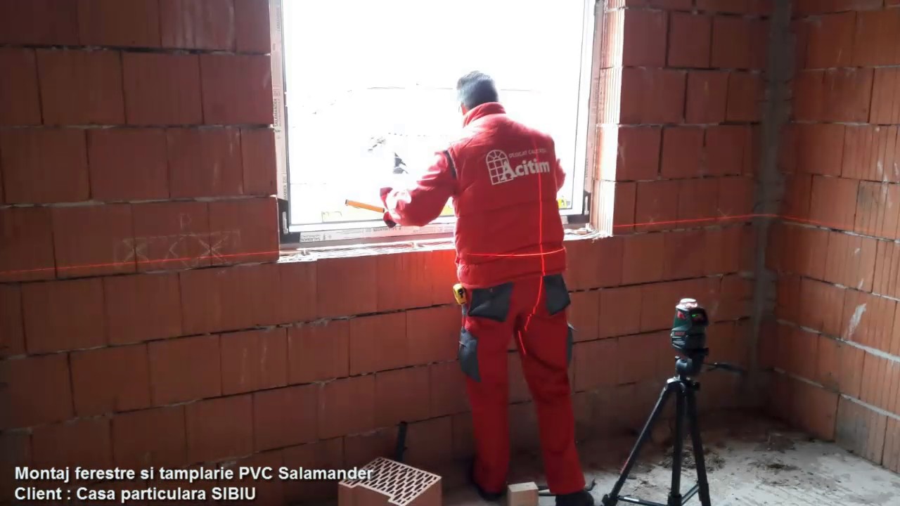 Montaj ferestre termopan si tamplarie PVC Salamander in Sibiu