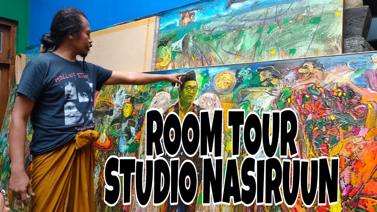 LUAR BIASA, NASIRUN PRODUKSI 900 KARYA SELAMA PANDEMI | STUDIO YOGYA