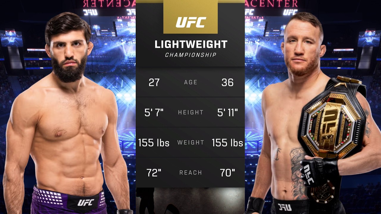 Arman Tsarukyan vs Justin Gaethje Full Fight - UFC Fight Of The Night