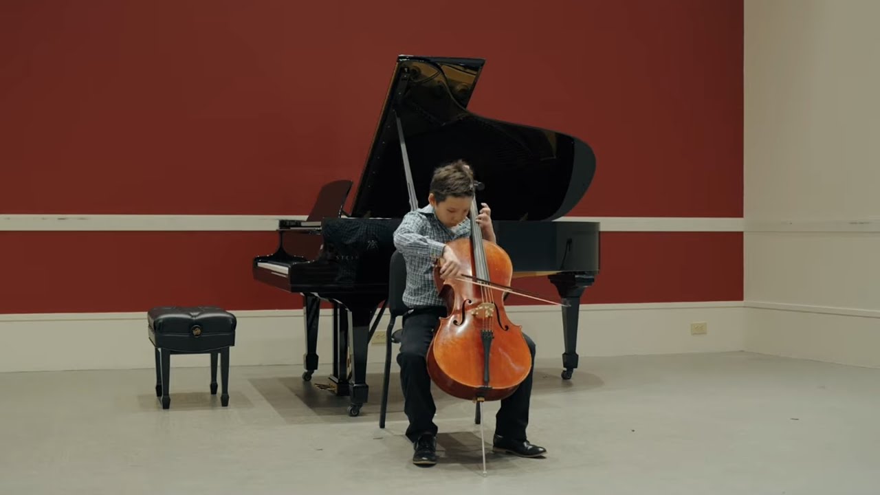 Dylan Zhang | 10 year old performs Bach Cello Suite No. 1 in G major ,prelude