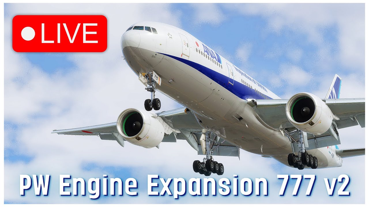 777v2 New Engine Expansion Amazing Sound | All Nippon Airways | X-Plane 12