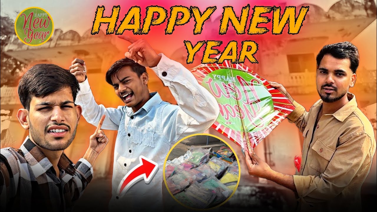 Happy new year 🥳 Patang Baji 🪁