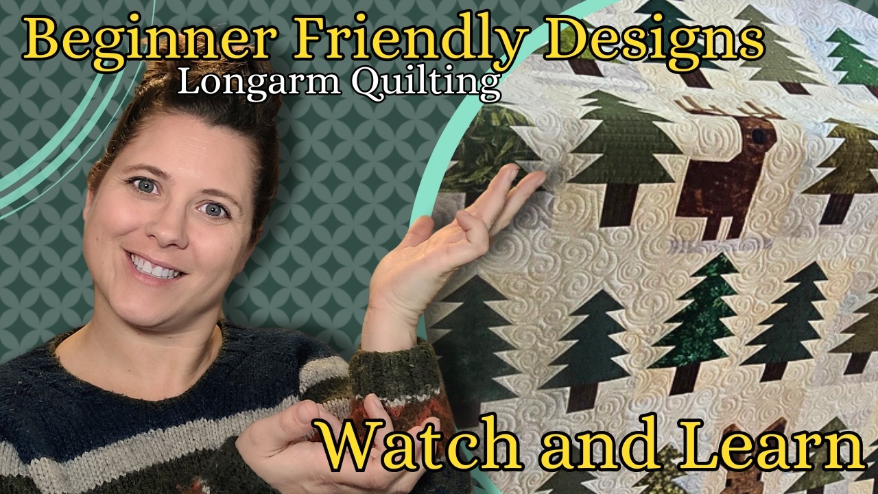 Beginner Quilting Designs Even Domestic Quilters Can Do!