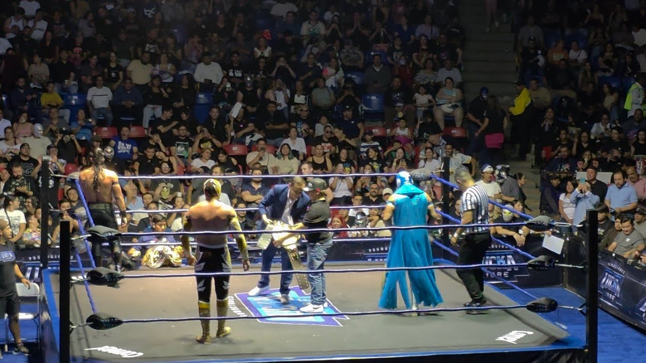 Lucha Completa - Mistico vs Bandido vs Mascara Dorada | Por el campeonato peso completo Lucka Libre 