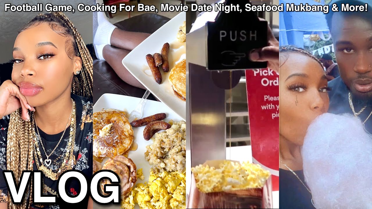 WEEKEND IN MY LIFE | Cooking For Bae, Seafood Mukbang, Friday Night Lights, Movie Date Night & More!