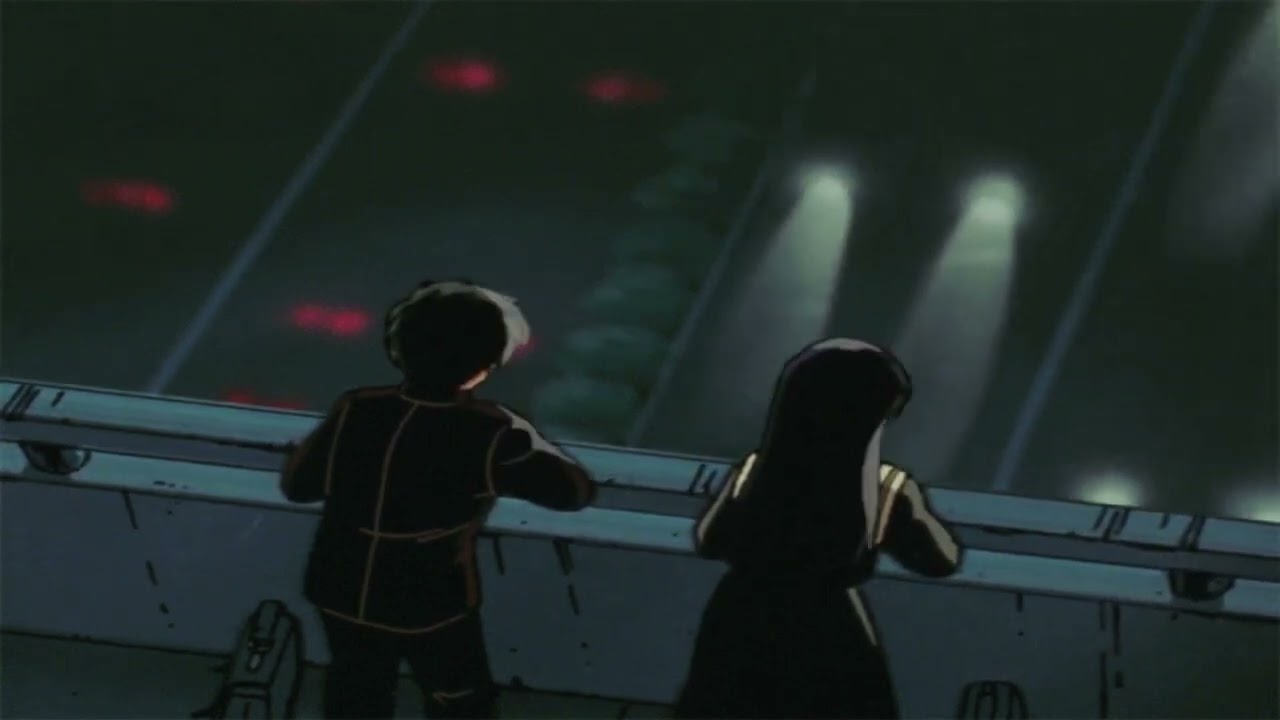 Watching the Road from a Bridge - Aesthetic Anime Background Video Loop