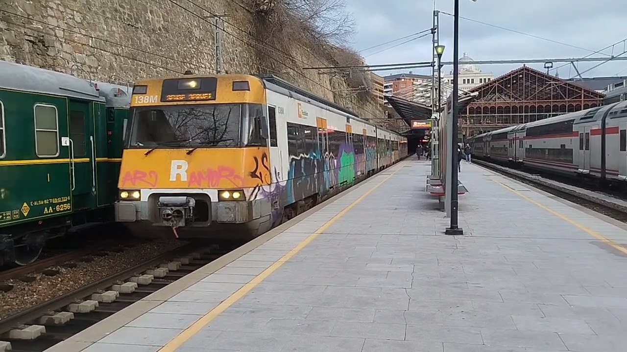 Renfe Rodalies de Catalunya 447 pasando por Madrid-Príncipe Pío camino de Valladolid , febrero 2026