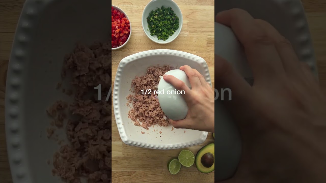 HIGH PROTEIN MEXICAN TUNA SALAD #ytshorts #recipe #easyrecipe #tunasalad #food #healthyrecipes #yum
