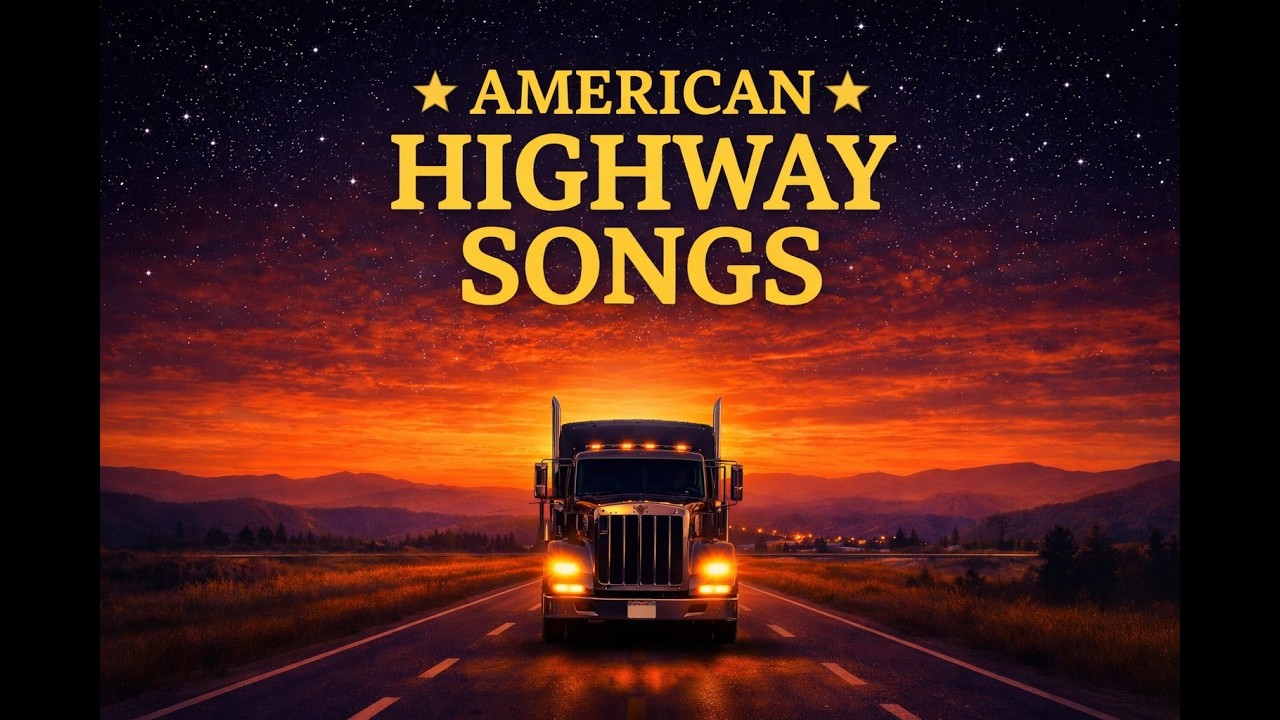Truck Driver Country Songs 🚛 2 Hours American Highway Driving Music