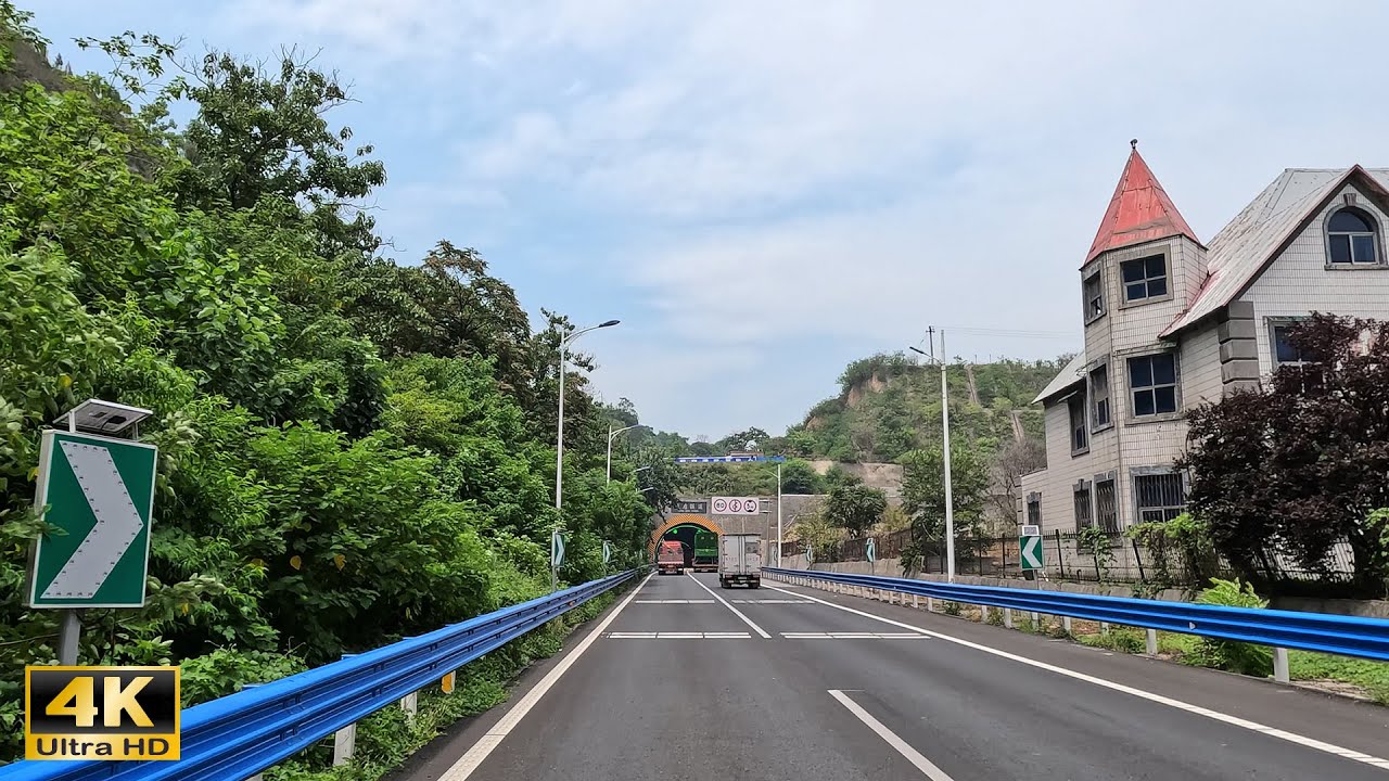 Kaifeng to Luoyang 188Km Expwy Driving  - China National Expressway G30 & G55 - 4K