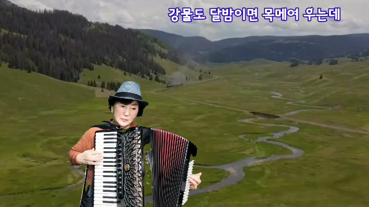 눈물젖은 두만강 아코디언 정순임