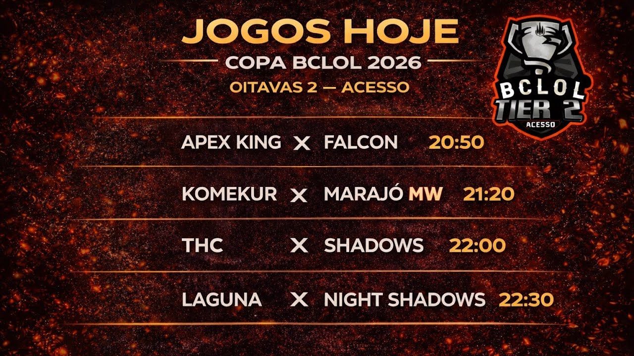 BCLOL Tier 2 Oitavas de Final