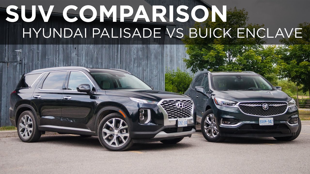 2020 Hyundai Palisade vs. 2019 Buick Enclave | SUV Comparison | Driving.ca
