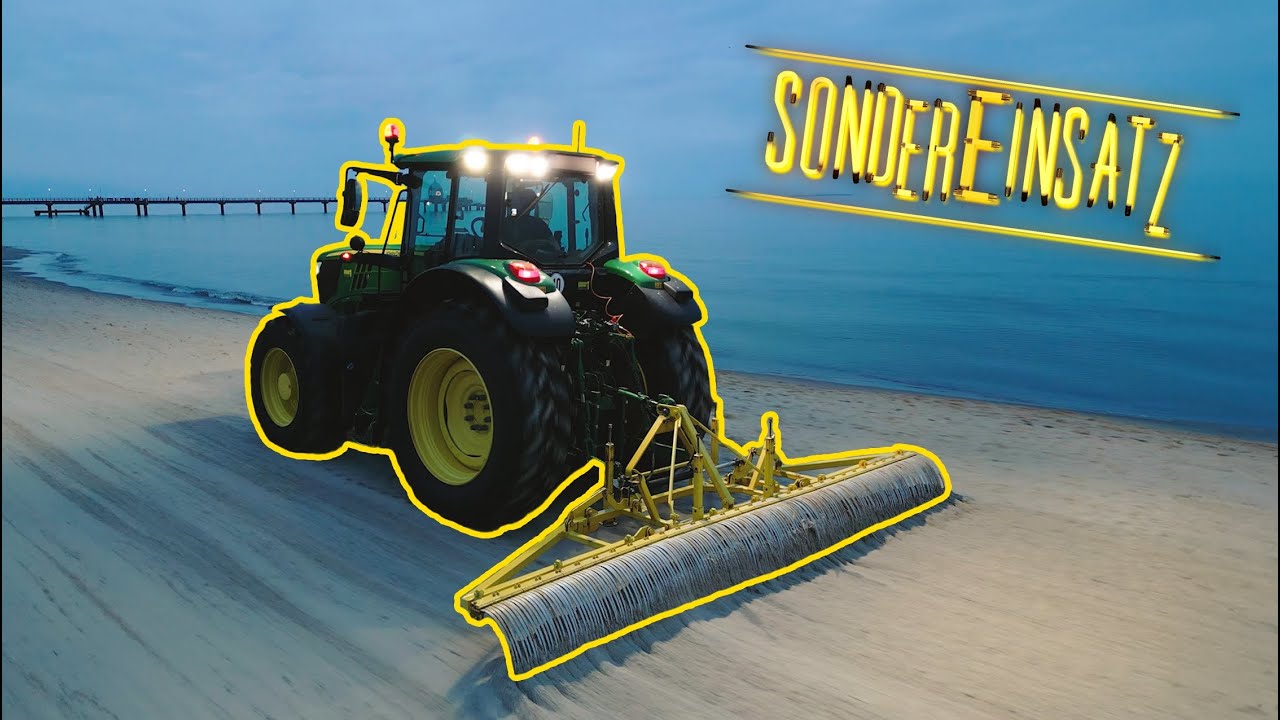 Sondereinsatz auf USEDOM &ndash; Strandreinigung