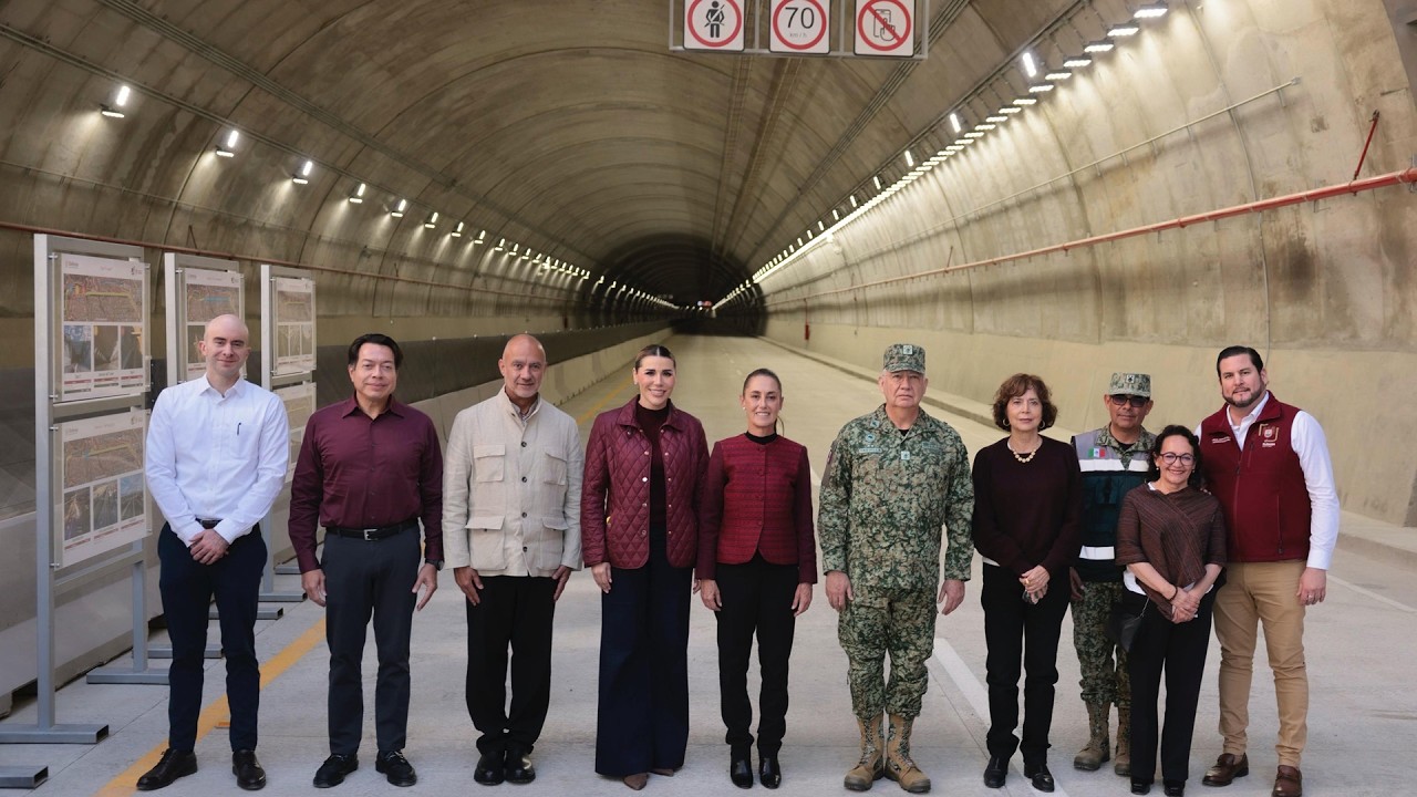 Inauguración del Viaducto Elevado, primera etapa. Tijuana, Baja California