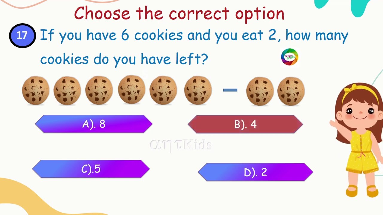 Quiz math|Maths Olympiad for kindergarten|Mental math for kids|Maths questions|Maths Quiz|ANT-Kids