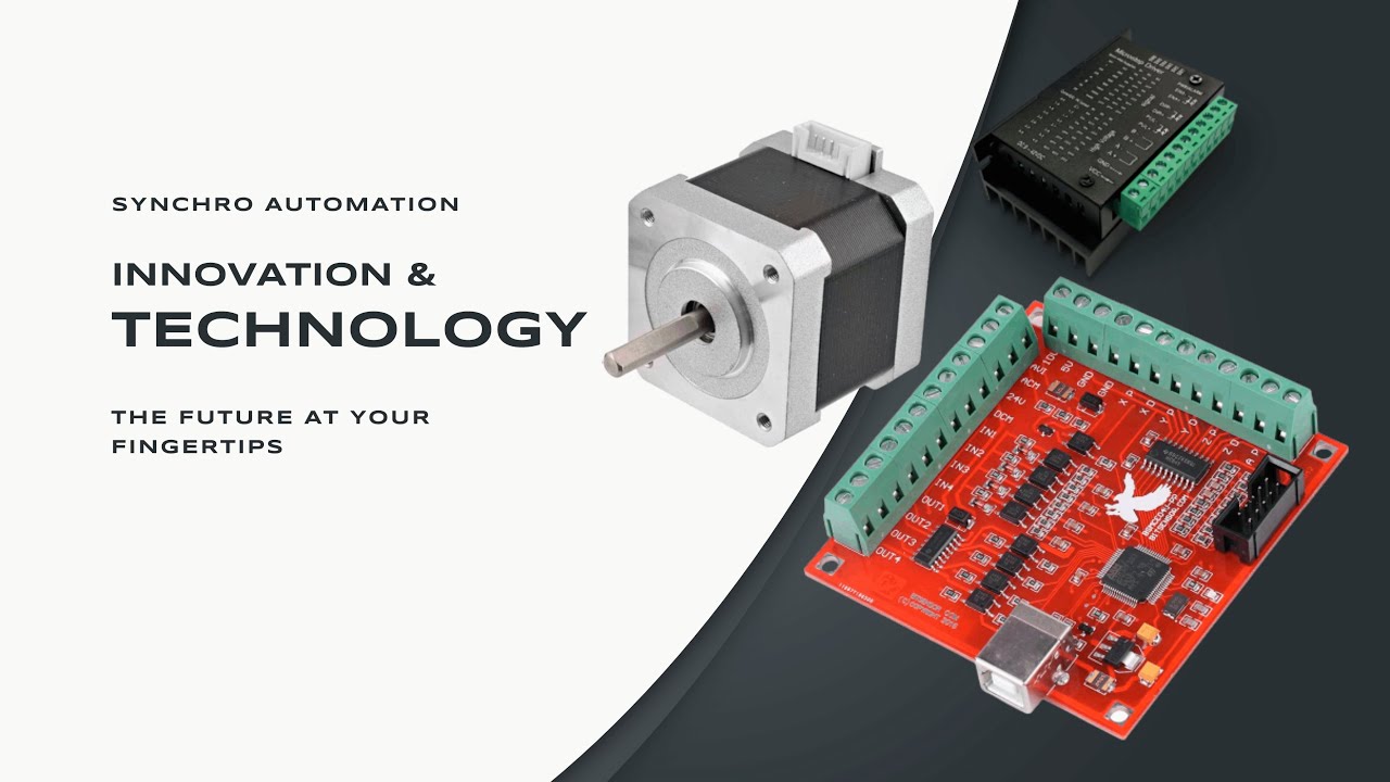 Ligação Motor de Passo Nema 23 RNR Eco Motion USB e Driver para Motor de Passo TB6600