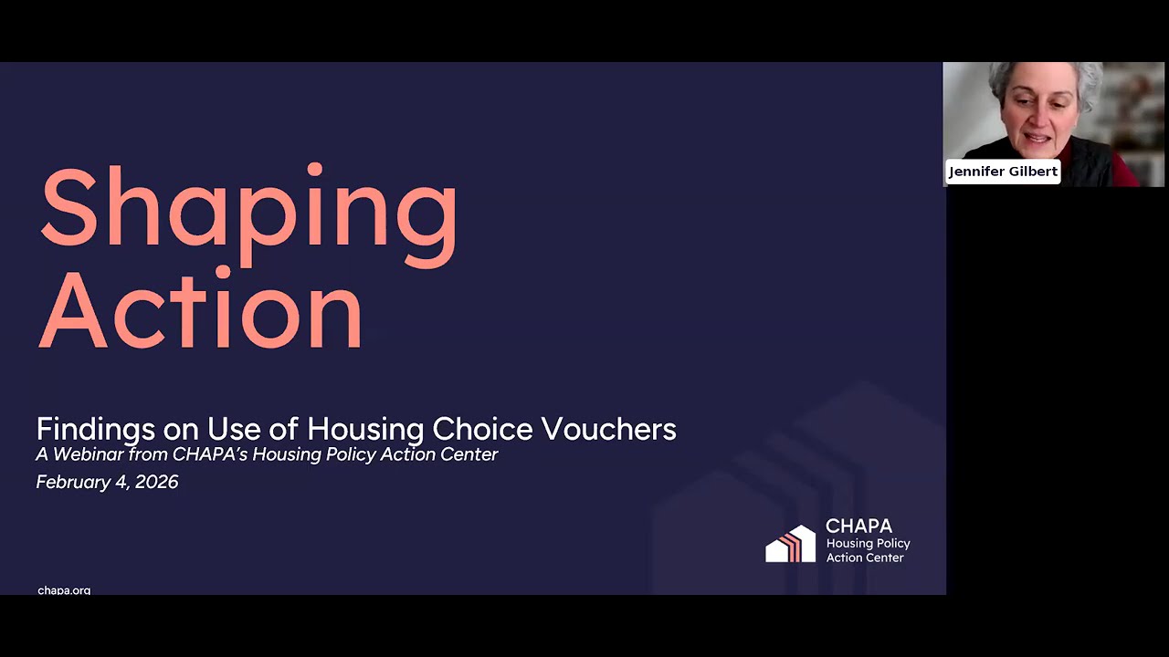 Shaping Action: Findings on Use of Housing Choice Vouchers Webinar