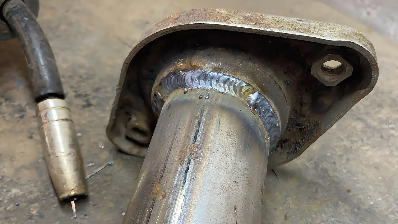 The Pipe to Flange Welding Hack You Didn't Know You Needed! MIG Welding