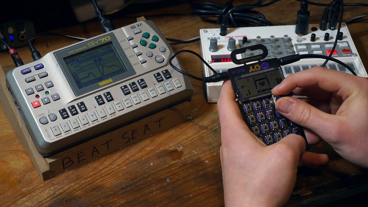 PO-20, KORG Volca Sample, and Yamaha QY70 Quirky Music Jam