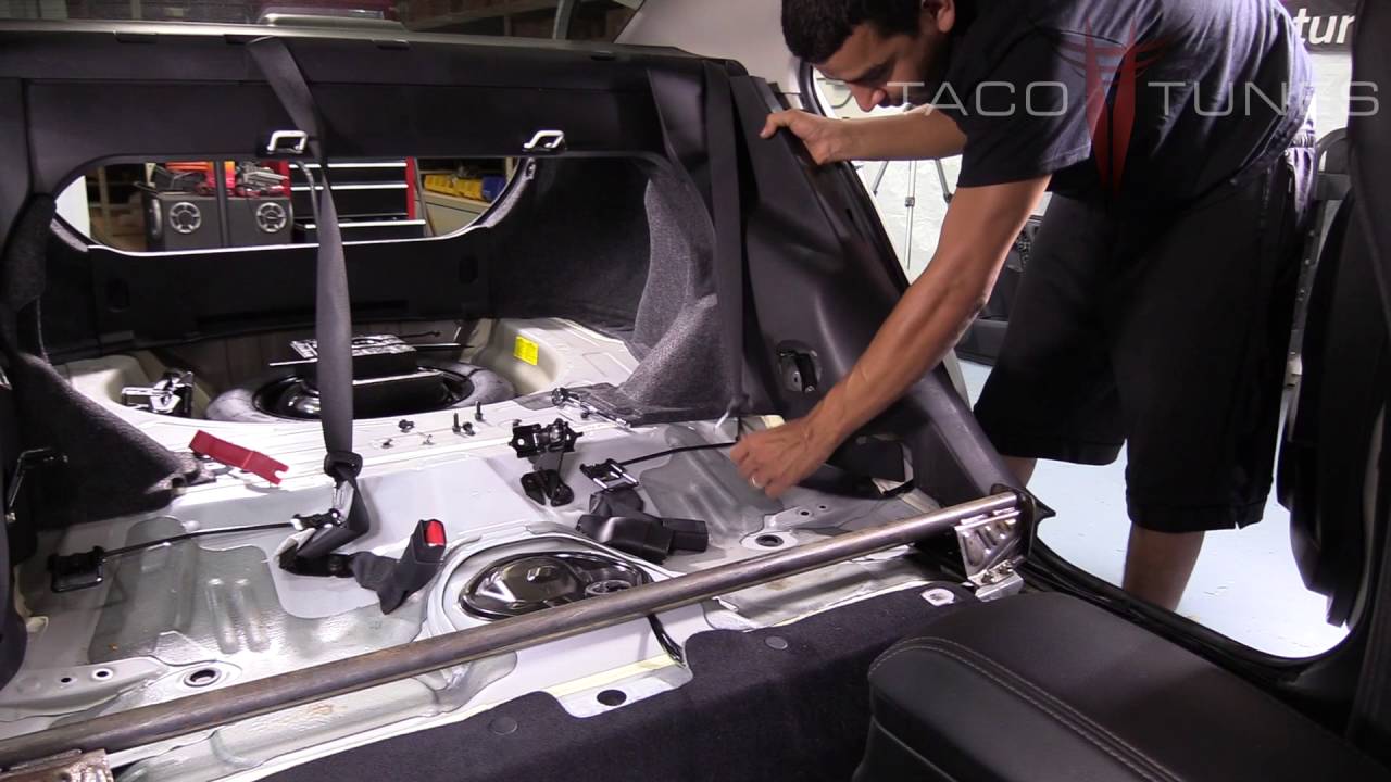 How to remove rear deck dash speakers in Toyota Corolla 2012 - 2016