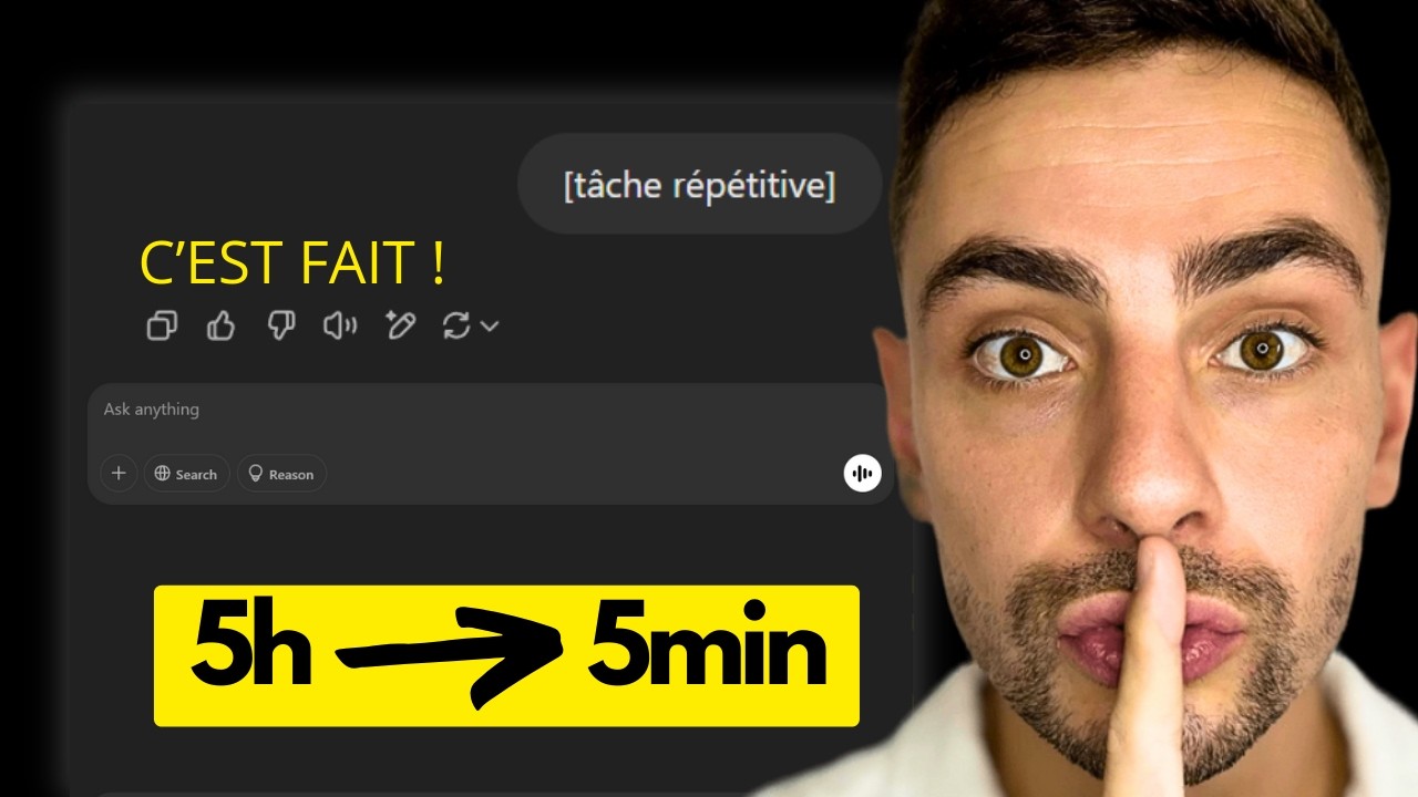 PRODUCTIVIT&Eacute; PRO : 5 Prompts ChatGPT qui Font le Travail &agrave; Votre Place ⏱️