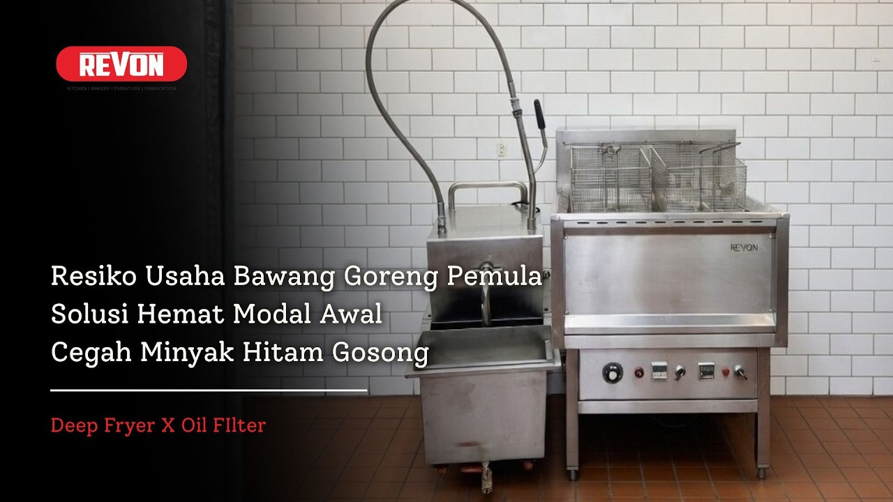 Rahasia Minyak Bawang Goreng Awet: Deep Fryer 40L Cold Zone & Oil Filter