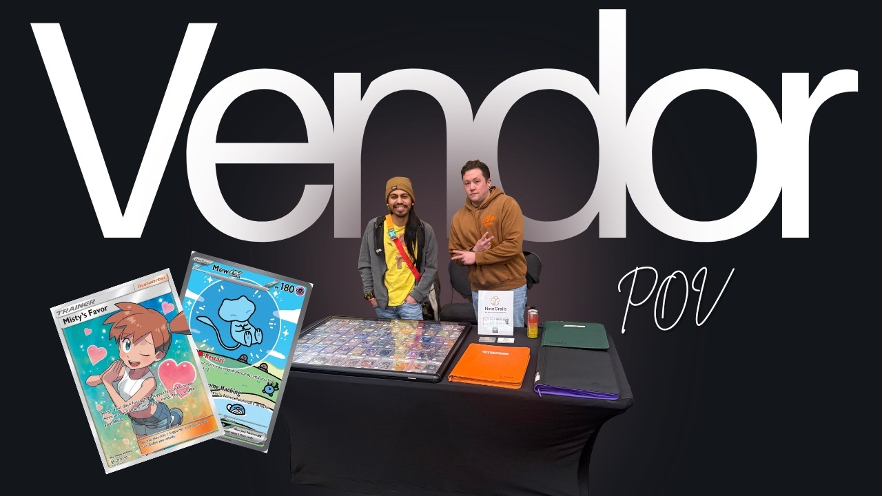 A Full Day Selling Pokémon Cards | Pokémon Vendor POV