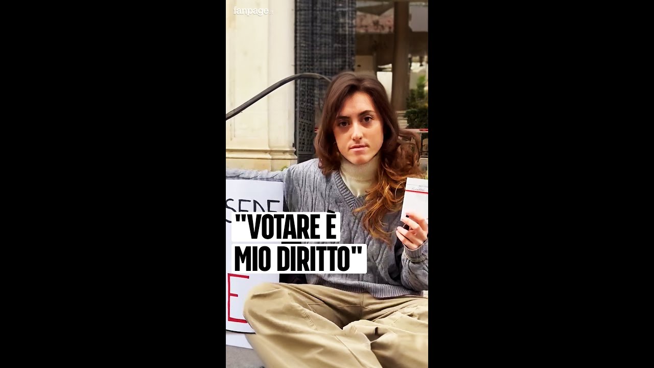 Referendum, studentessa fuorisede in sit-in davanti al Ministero: 