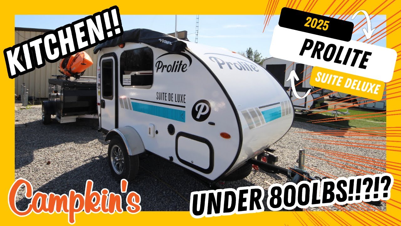 2025 PROLITE SUITE DELUXE - AMAZING CAR TOWABLE TRAVEL TRAILER!!