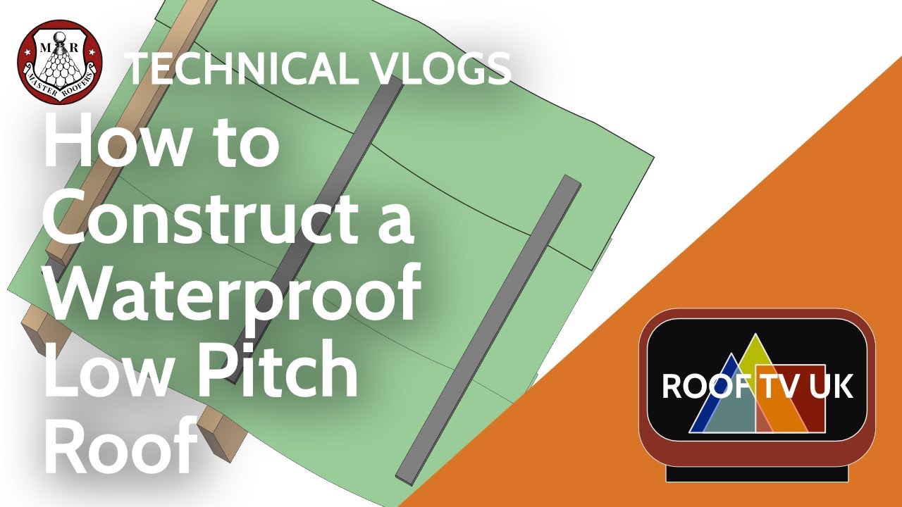 TECHNICAL VLOGS - Condron Low Pitch Roof Installation Guide - ROOF TV UK