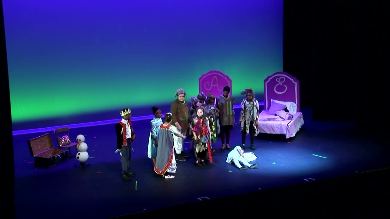 Shore Elementary School Frozen Jr. snow company performance