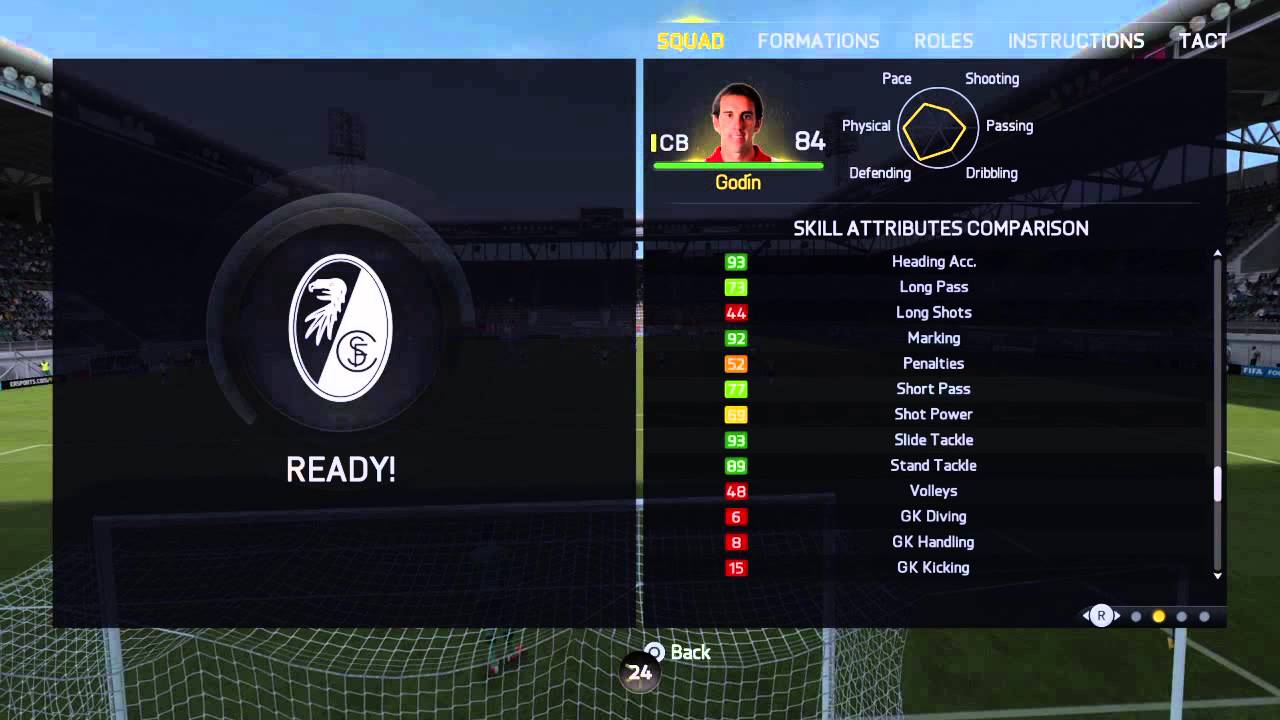 86 IF Godin in game stats