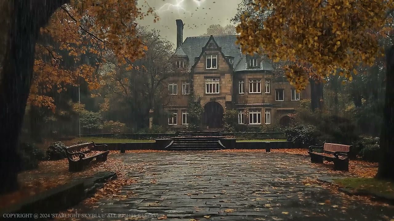 Autumn Nocturnes | Dark Academia Piano for Thoughtful Reflection | Dark Classical Music for Studying