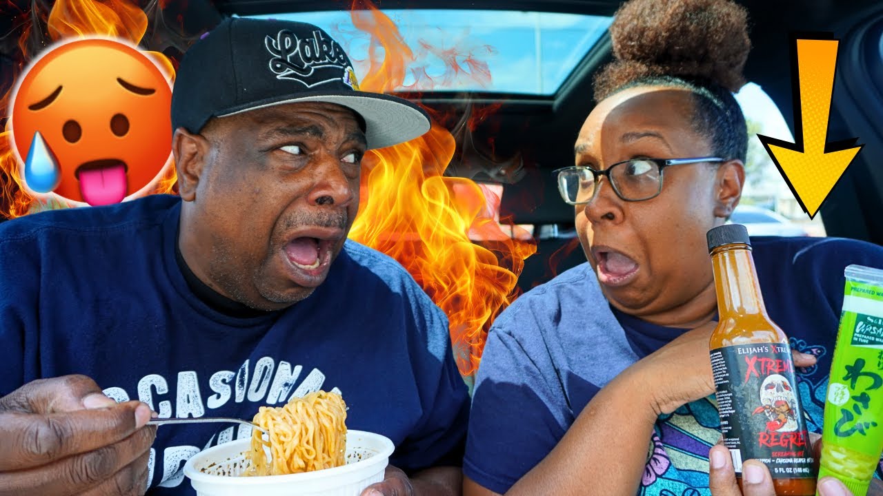 Putting WASABI & The WORLD&rsquo;S HOTTEST Hot Sauce in His NOODLES!! 🌶🔥 (Hilarious Reaction)
