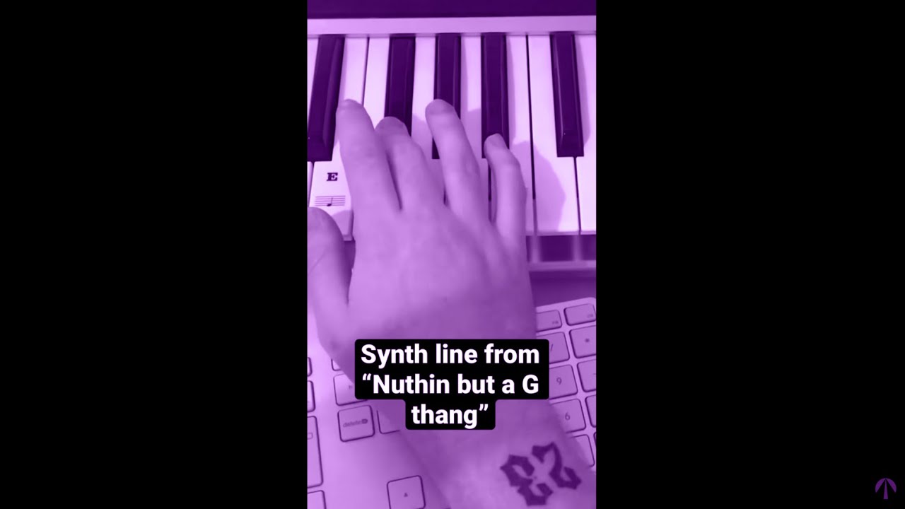 Synth Line from &ldquo;Nuthin&rsquo; But a G Thang&rdquo; By Dr Dre & Snoop Dogg