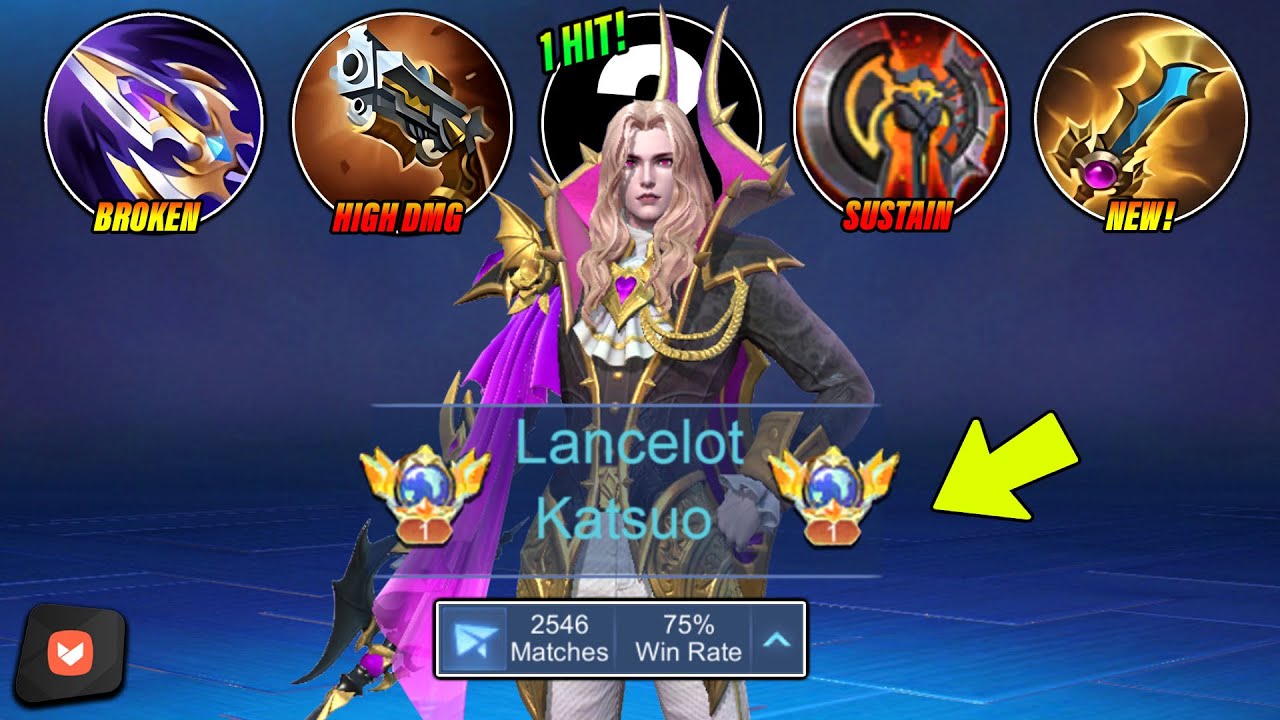 LANCELOT DARK EARL SKIN IS FINALLY BACK WITH NEW LANCELOT BEST 1 HIT BUILD 2025!! - Mobile Legends