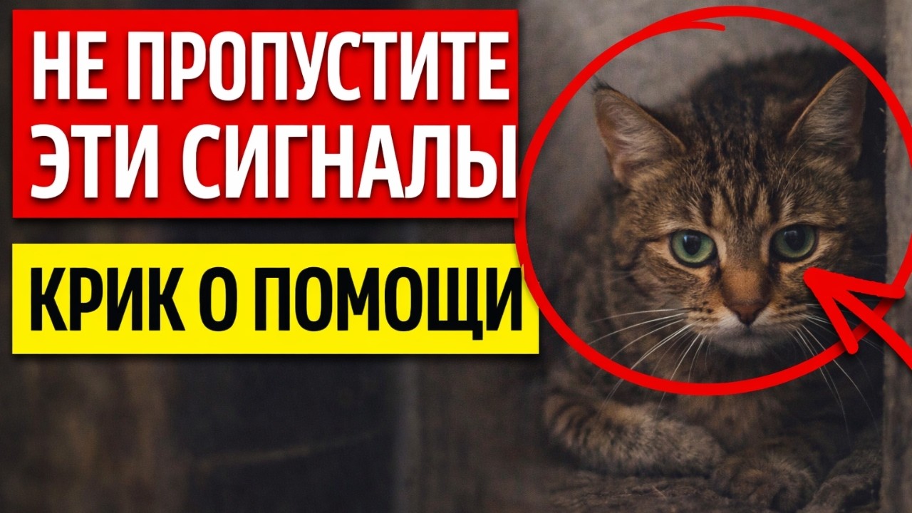 Ваш кот страдает молча — вот как он это показывает