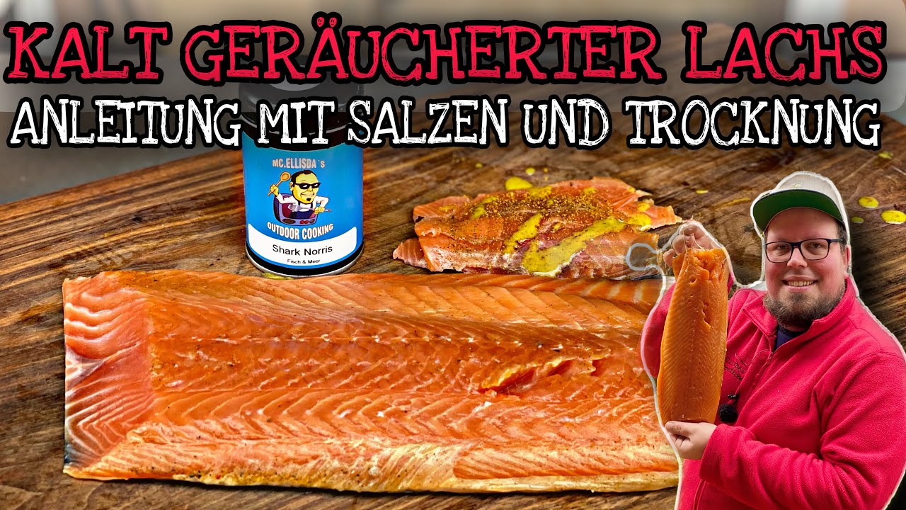 Lachs kalt räuchern incl. Einsalzen / Schritt für Schritt Anleitung