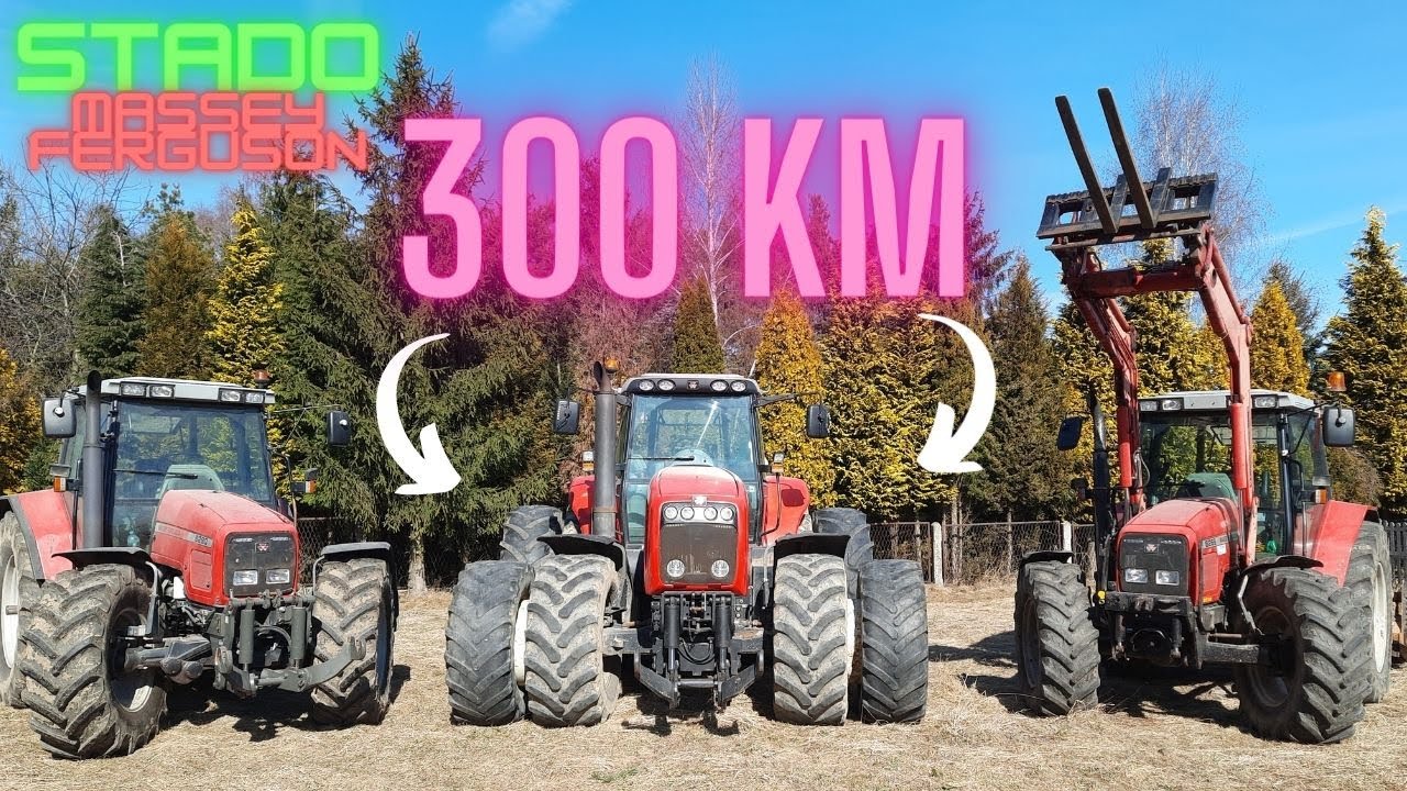 Nowy nabytek !!! 300 KM !!! Massey Ferguson 8470 Dyna-VT +  Mulczer LEŚNY REMET F5-250