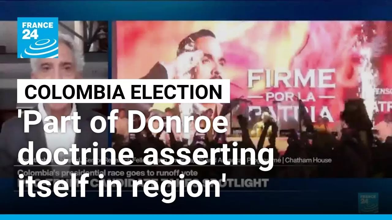 Pro-Trump candidate lead in Colombia 'part of Donroe doctrine' asserting itself in region