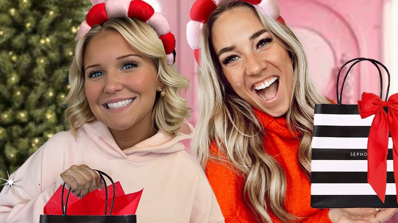 GRWM & My LITTLE SISTER! *CHRISTMAS EDITION*