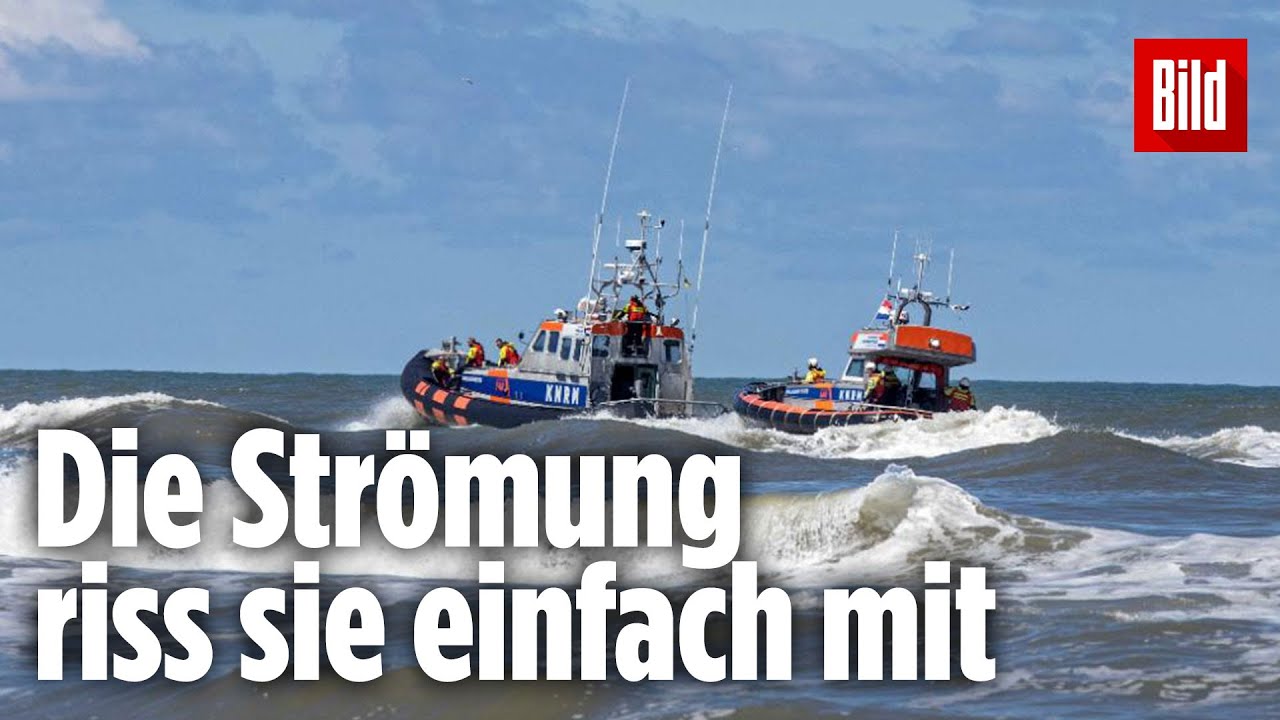 14-Jährige wird von einer Welle mitgerissen und verschwindet | Ameland, Niederlande