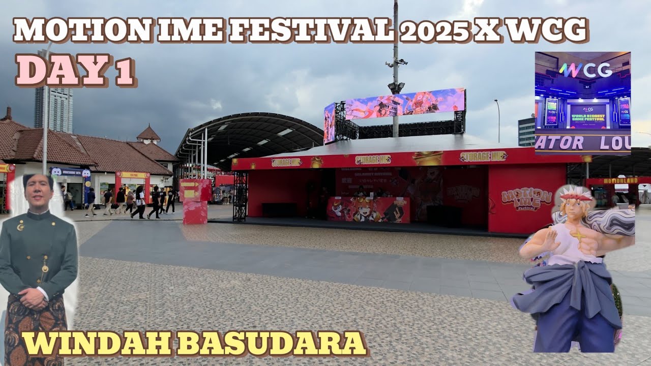 Motion Ime Festival 2025 Day 1 at JIEXPO KEMAYORAN | POP CULTURE JEPANG & KOREA X WINDAH BASUDARA
