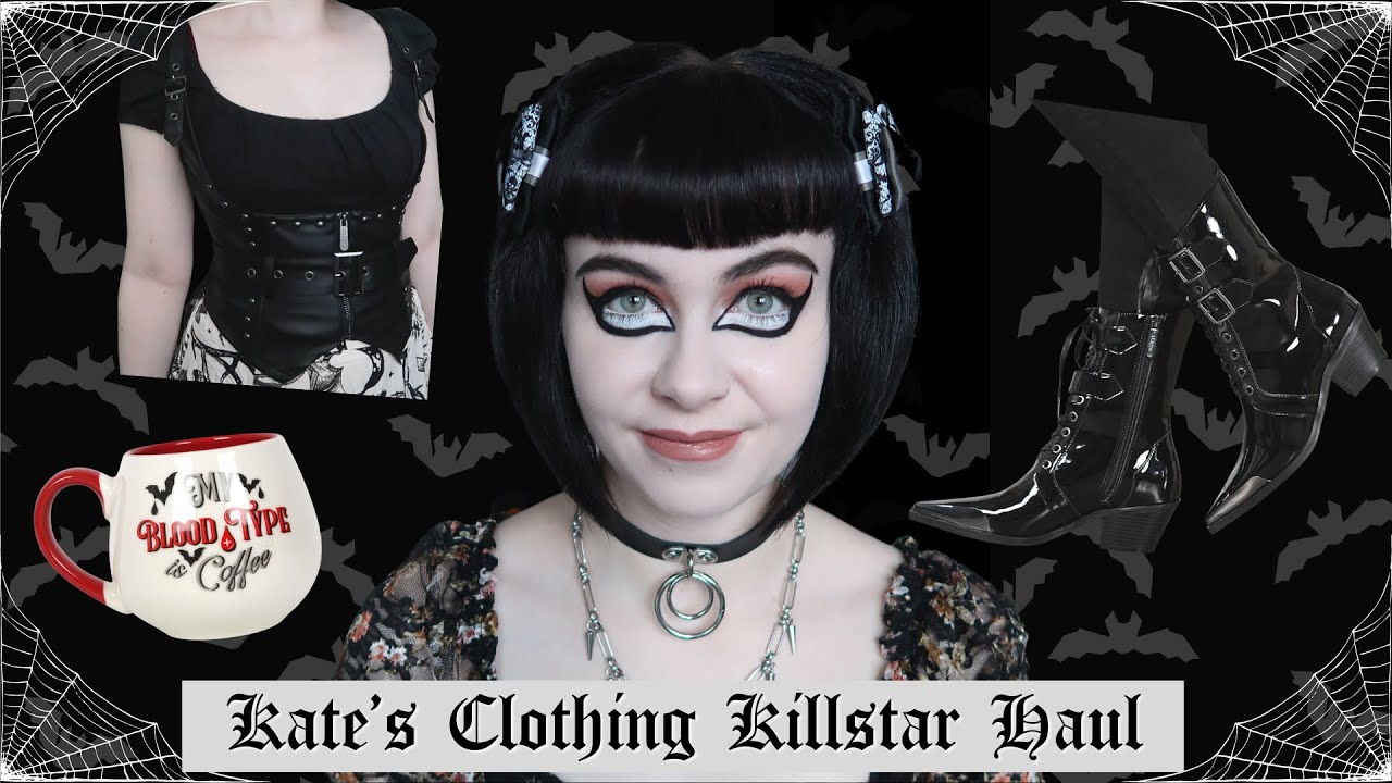 KATES CLOTHING HAUL | GOTHIC ALTERNATIVE CLOTHING | KILLSTAR BOOTS, CORSET & KITCHENWARE