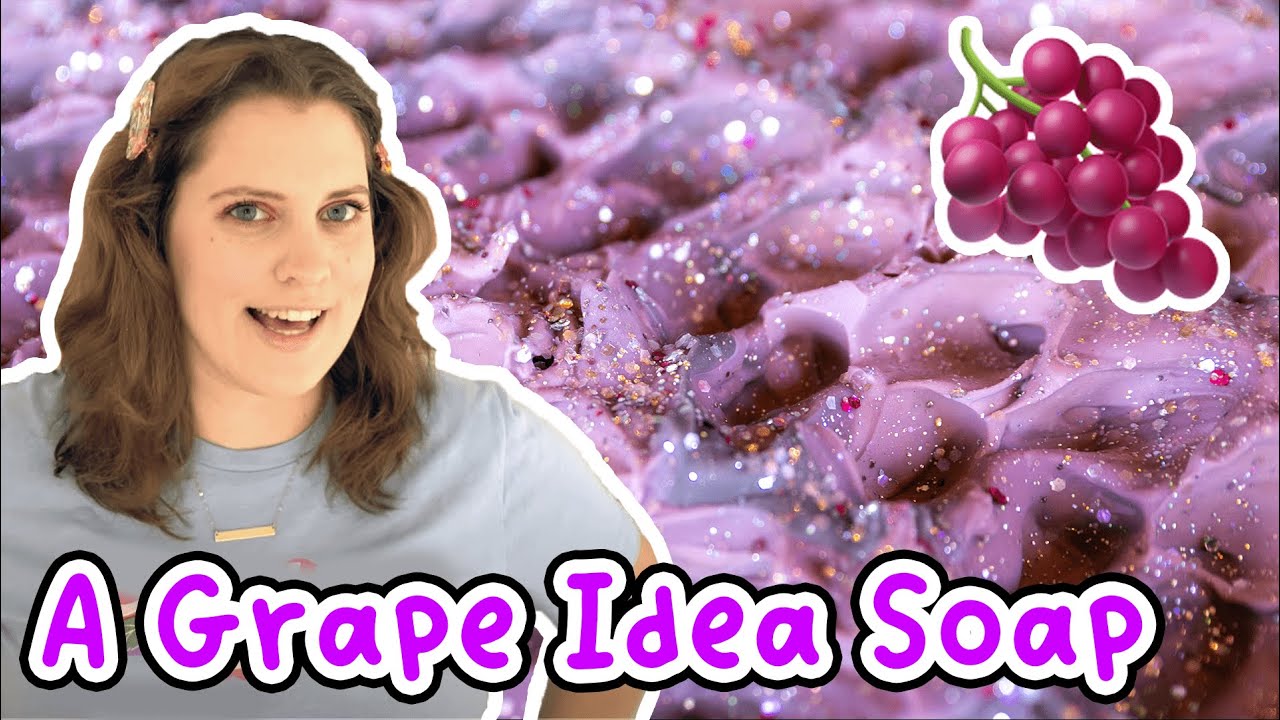 I Had a Grape Idea...For Soap...With Paranormal Color Morphing | Royalty Soaps