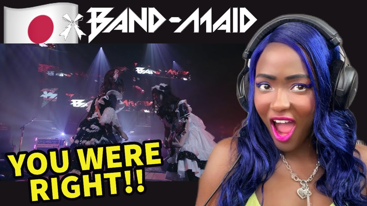 BAND-MAID - DOMINATION LIVE 🔥 | SINGER FIRST TIME REACTION!