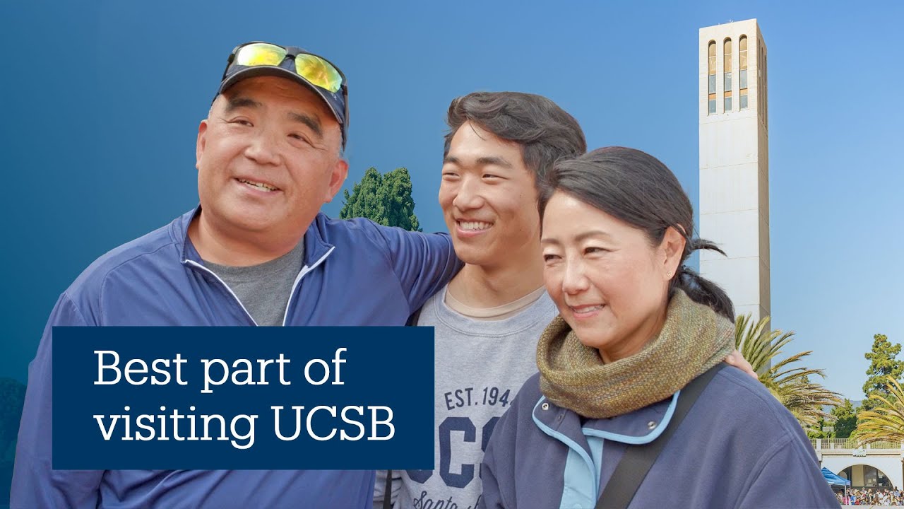 We asked parents: What's your favorite part about visiting your UCSB student?