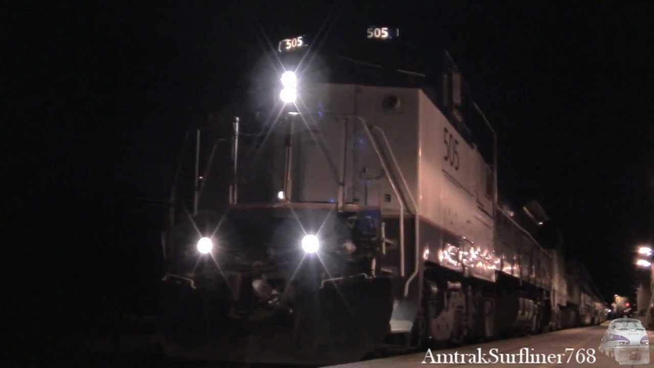 Amtrak Dash-8 Double header pulling Pacific Surfliner!